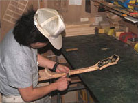Neck carving