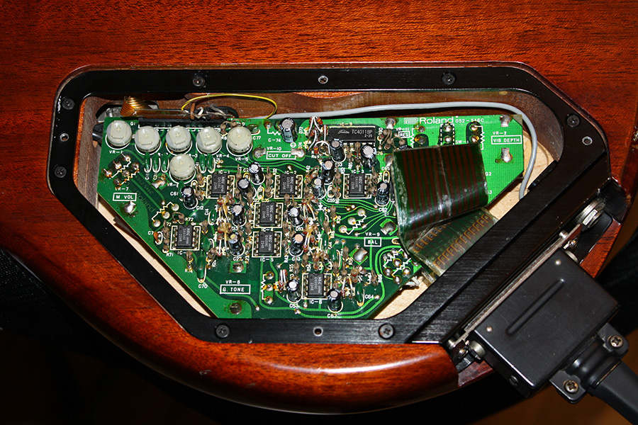 Roland G-303 G-808 PC Board, Top