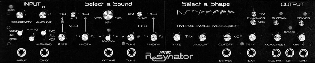 Resynator Synthesizer Resynator Synthesizer