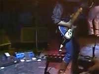 Steve Hackett Roland Guitar Synthesizer rig: Roland GR-300 (left), GR-700 (middle) and Schecter guitar with STK-1